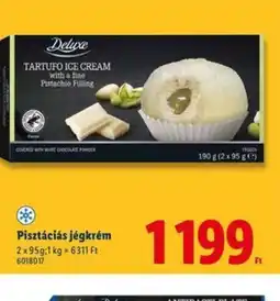 Lidl Deluxe Pisztáciás jégkrém ajánlat