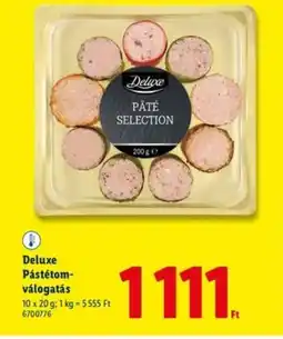 Lidl Deluxe Pástétom-válogatás ajánlat