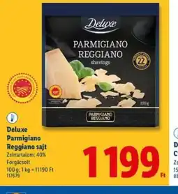 Lidl Deluxe Parmigiano Reggiano sajt ajánlat