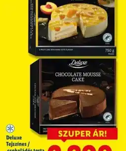 Lidl Deluxe Tejszínes / csokoládés torta ajánlat