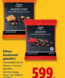 Lidl Deluxe Kandírozott gyümölcs ajánlat