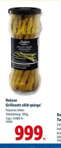 Lidl Deluxe Grillezett zöld spárga ajánlat