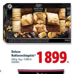 Lidl Deluxe Baklavaválogatás ajánlat