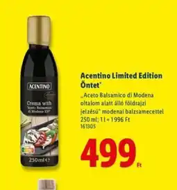 Lidl Acentino Limited Edition Öntet ajánlat