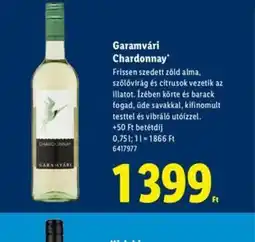 Lidl Garamvári Chardonnay ajánlat
