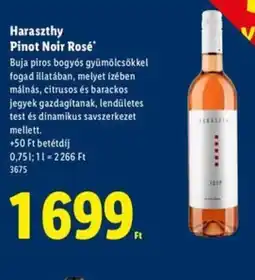 Lidl Haraszthy Pinot Noir Rosé ajánlat