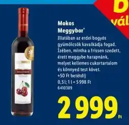 Lidl Mokos Meggybor ajánlat