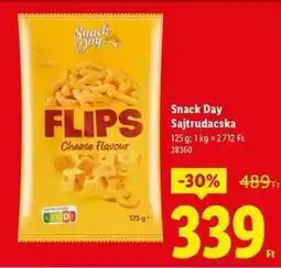 Lidl Snack Day Sajtrudacska ajánlat