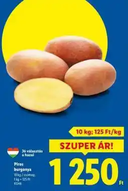 Lidl Piros burgonya ajánlat
