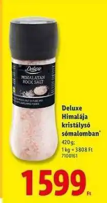 Lidl DELUXE Himalája kristálysó sómalomban ajánlat