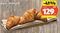 ALDI Azon Melegében Vajas croissant ajánlat