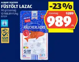 ALDI Almare Seafood Füstölt lazac ajánlat