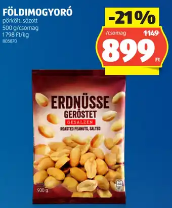 ALDI Földimogyoró ajánlat