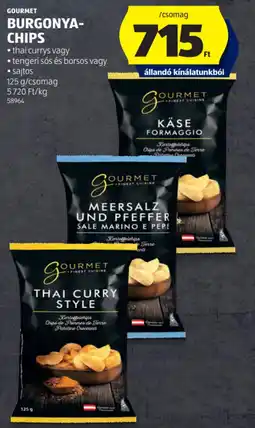 ALDI Gourmet Burgonya-chips ajánlat