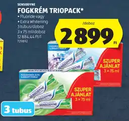 ALDI Sensodyne Fogkrém triopack ajánlat