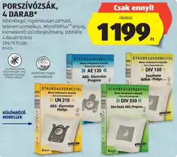 ALDI Porszívózsák ajánlat