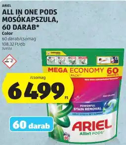 ALDI Ariel All in One Pods mosókapszula ajánlat