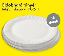 Tedi Eldobható tányér ajánlat