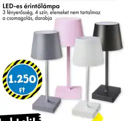Tedi LED-es érintőlámpa ajánlat
