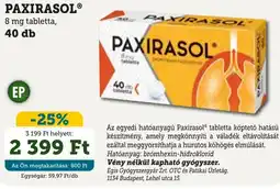Mosoly patikák Paxirasol tabletta ajánlat
