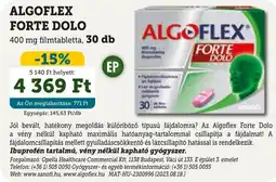Mosoly patikák Algoflex Forte Dolo filmtabletta ajánlat