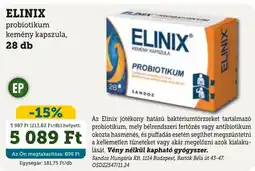Mosoly patikák Elinix probiotikum kemény kapszula ajánlat
