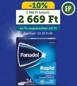 Mosoly patikák Panadol Rapid ajánlat