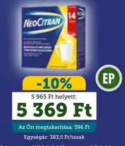 Mosoly patikák NeoCitran ajánlat