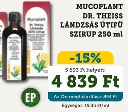 Mosoly patikák Mucoplant Dr. Theiss lándzsás útifú szirup ajánlat