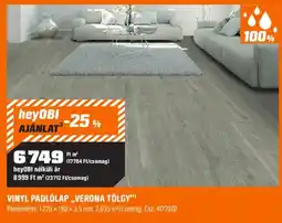 OBI Vinyl Padlólap ,,Verona tölgy" ajánlat