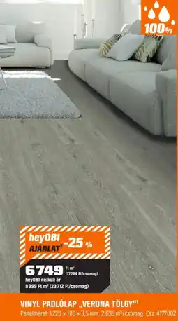 OBI Vinyl padlólap ,,Verona tölgy" ajánlat