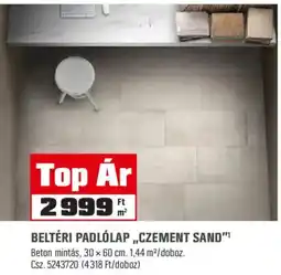 OBI Beltéri padlólap „,Czement sand" ajánlat