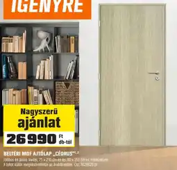 OBI Beltéri MDF ajtólap „,Cédrus" ajánlat