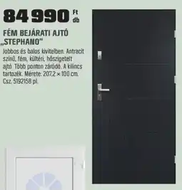 OBI Fém bejárati ajtó ,,Stephano" ajánlat