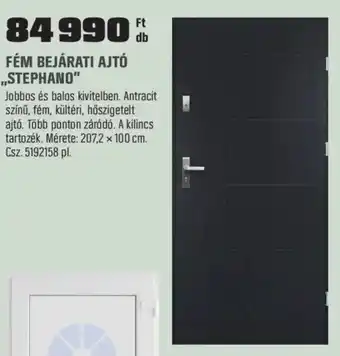 Fém bejárati ajtó ,,Stephano"