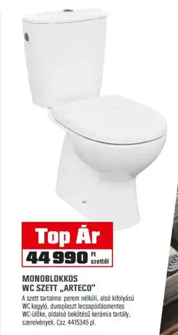 OBI Monoblokkos WC szett ,,Arteco" ajánlat