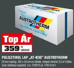 OBI Polisztirol lap "AT-N30" Austrotherm ajánlat
