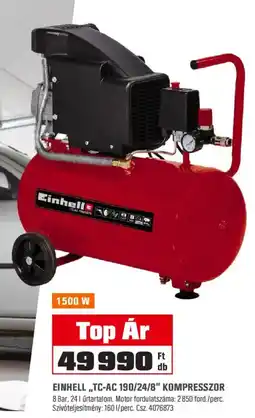 OBI Einhell "TC-AC 190/24/8" kompresszor ajánlat