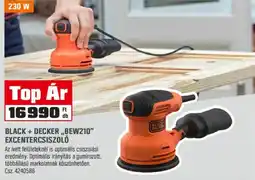 OBI Black + Decker "BEW210" excentercsiszoló ajánlat