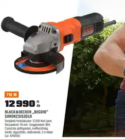 OBI Black&Decker ,,BEG010" sarokcsiszolo ajánlat
