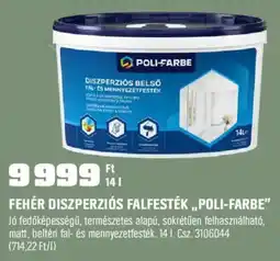 OBI Fehér diszperziós falfesték "Poli-farbe" ajánlat