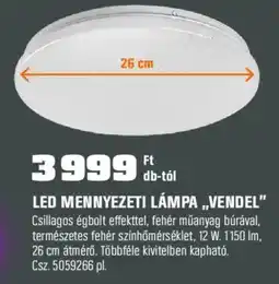 OBI Led mennyezeti lámpa „Vendel" ajánlat