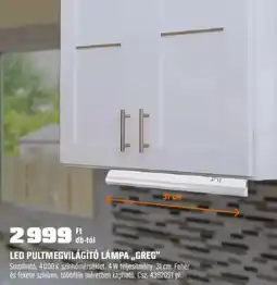 OBI LED pultmegvilágító lámpa „Greg" ajánlat