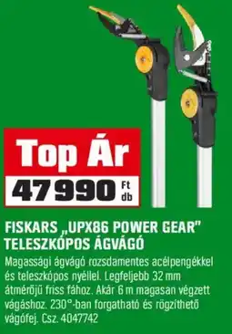 OBI Fiskars "UPX86 Power Gear" teleszkópos ágvágó ajánlat