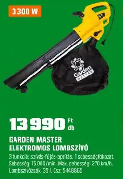 OBI Garden Master Elektromos lombszívó ajánlat