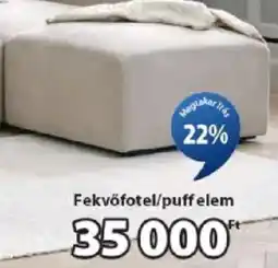 JYSK Fekvőfotel / puff elem ajánlat