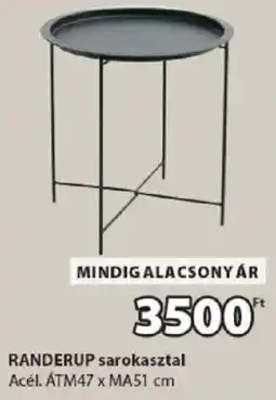JYSK Randerup sarokasztal ajánlat