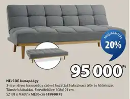 JYSK Nejede kanapéágy ajánlat