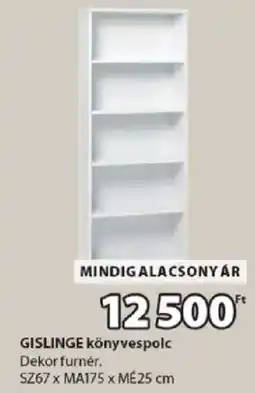 JYSK Gislinge könyvespolc ajánlat