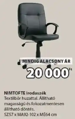 JYSK Nimtofte irodaszék ajánlat